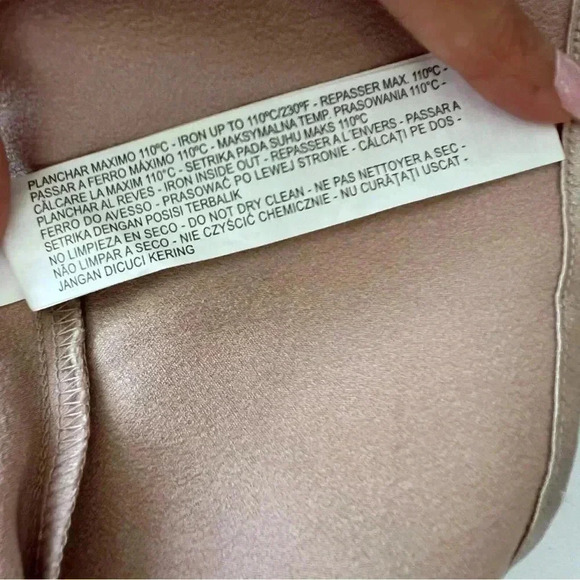 Zara Trafaluc Collection rose gold metallic dress with button detail. - Picture 13 of 16